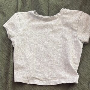 Garage cropped crewneck t-shirt